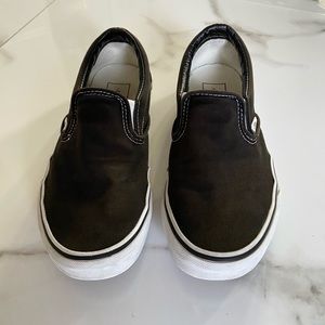 Black Slip-On Vans
